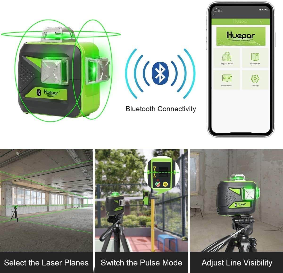 Huepar 603BT-H HUEPAR CA - Laser Level