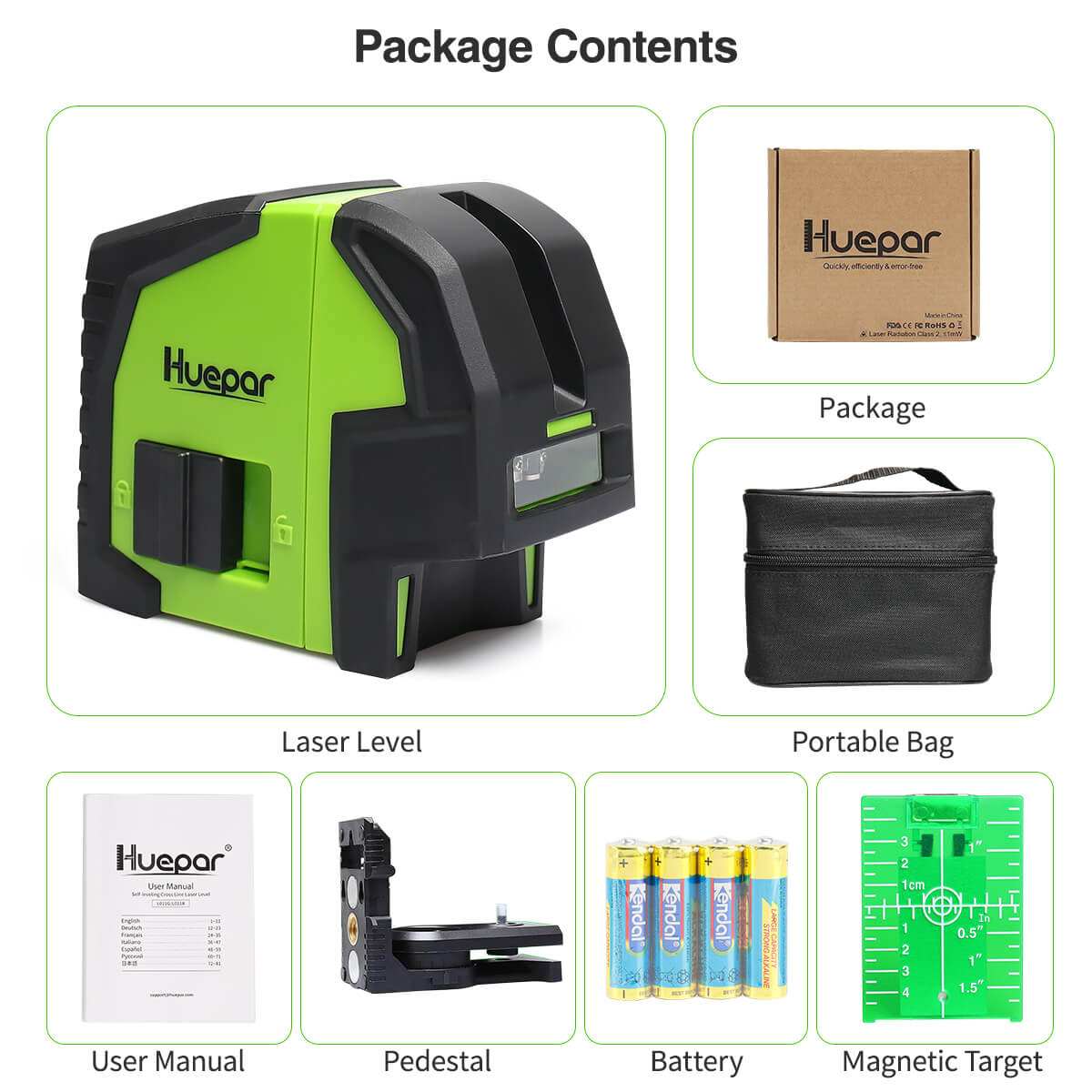 Huepar 8211G HUEPAR CA - Laser Level
