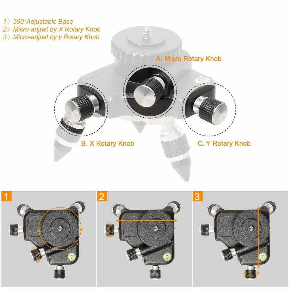 Huepar AT2 Adjustable Adapter HUEPAR CA - Laser Level