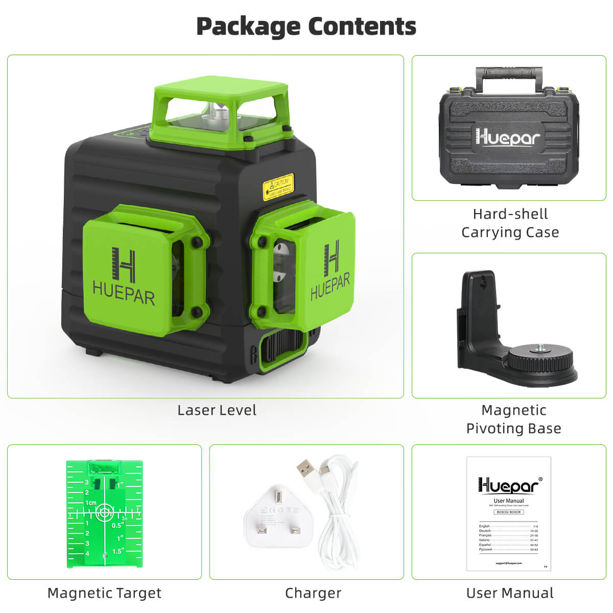 Huepar B03CG HUEPAR CA - Laser Level