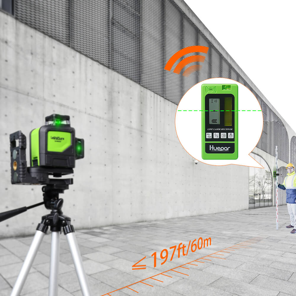 Huepar LR5RG - Line Laser Receiver HUEPAR CA - Laser Level