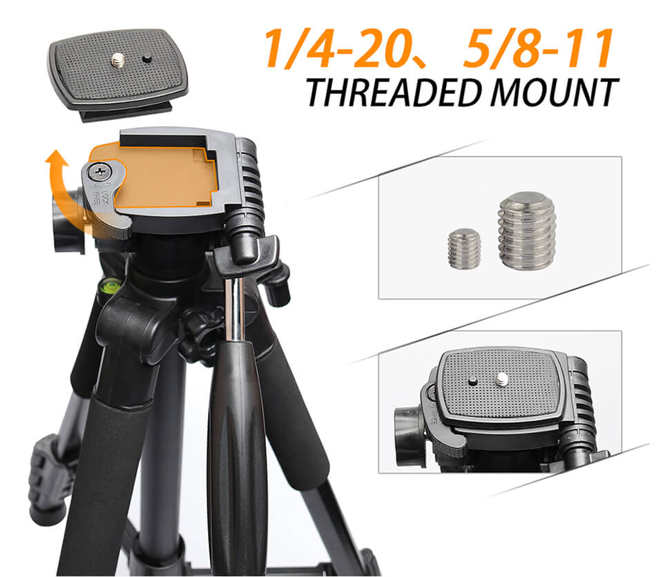 Huepar TPD14 - 56"/142CM Adjustable Tripod HUEPAR CA - Laser Level