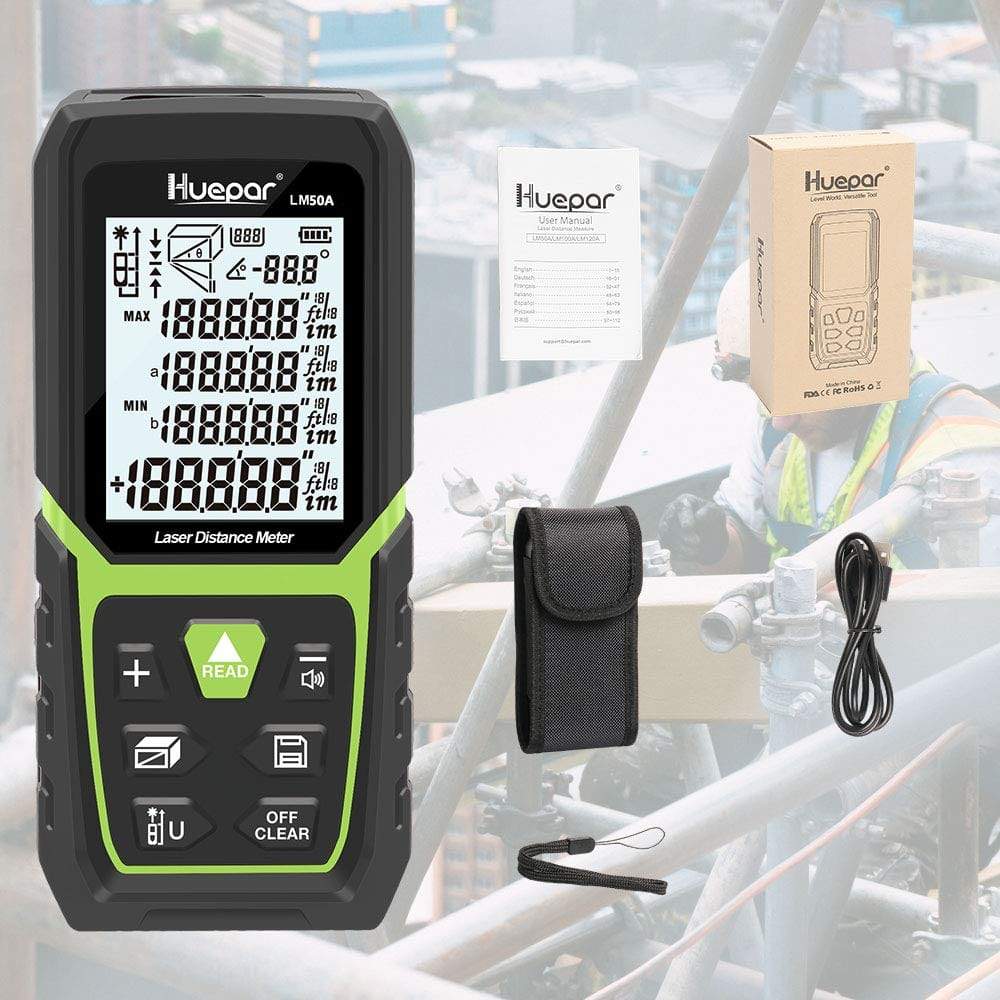Huepar LM50A - Laser Distance Measure