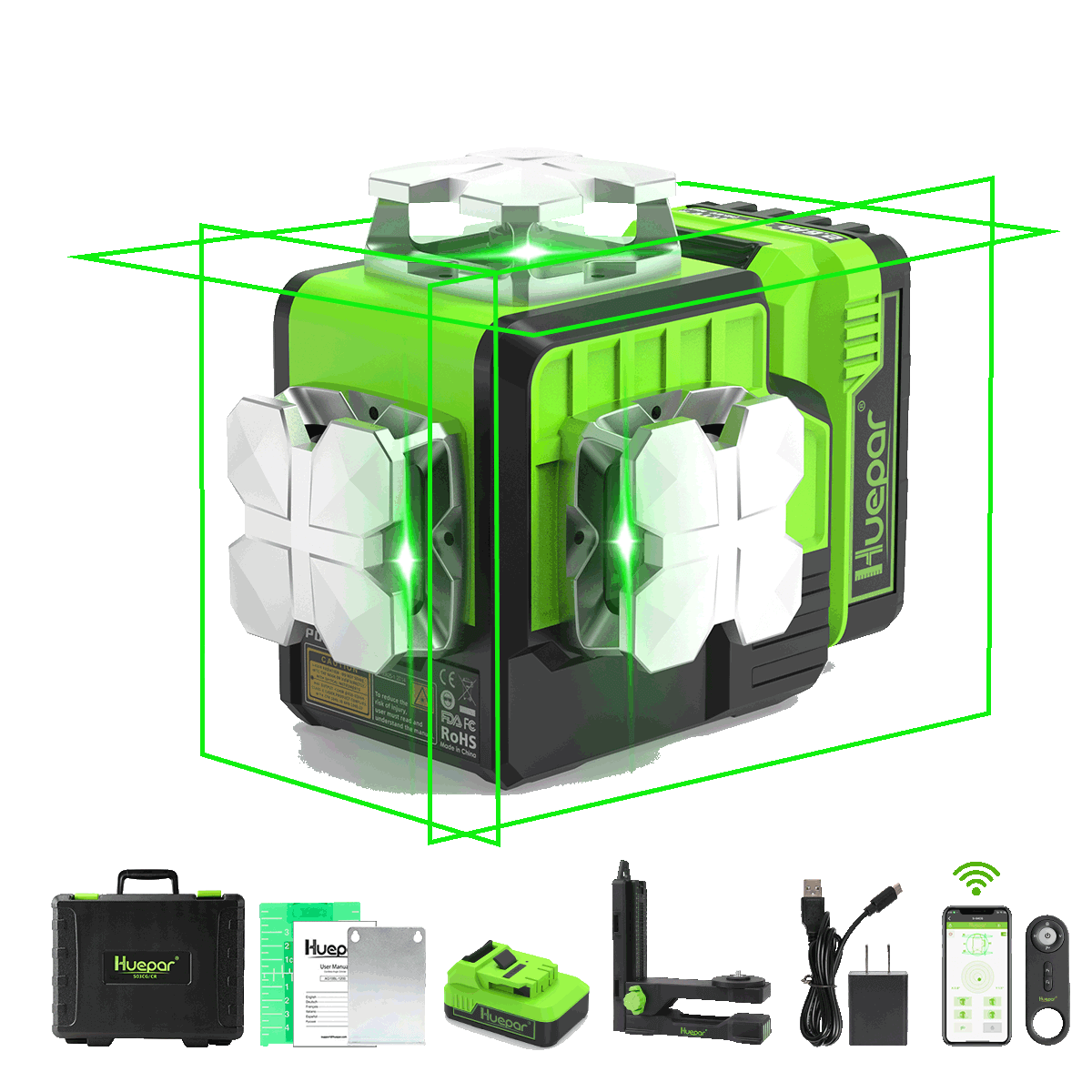 Huepar P03CG Laser level