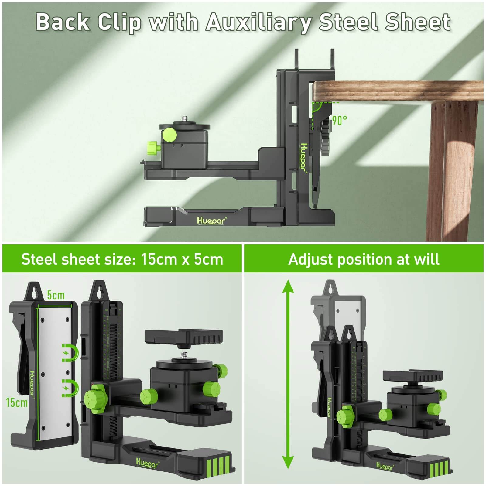 Huepar PV11+ Fine tuning Bracket Adapter HUEPAR US - Laser Level