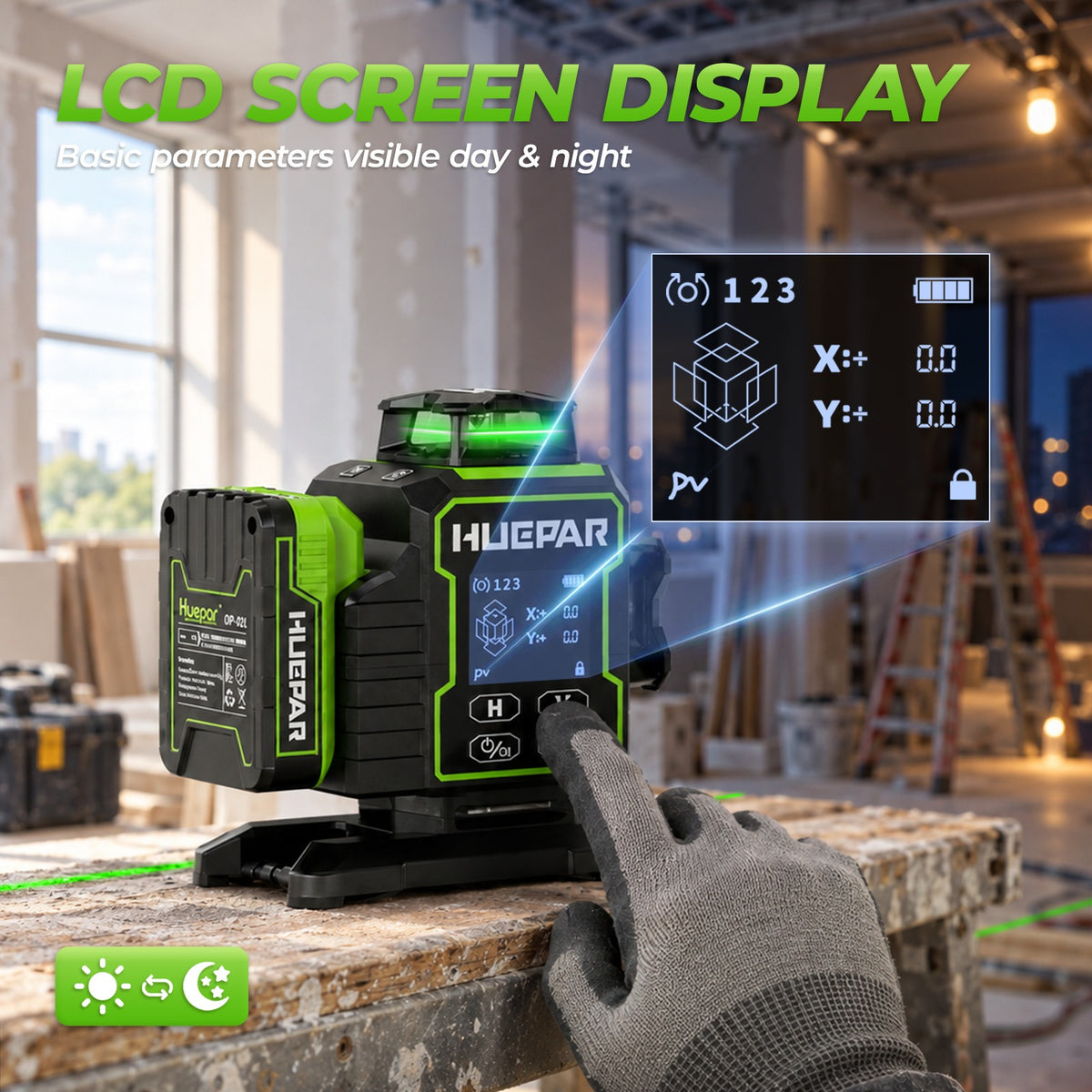Huepar W04CG Laser Level