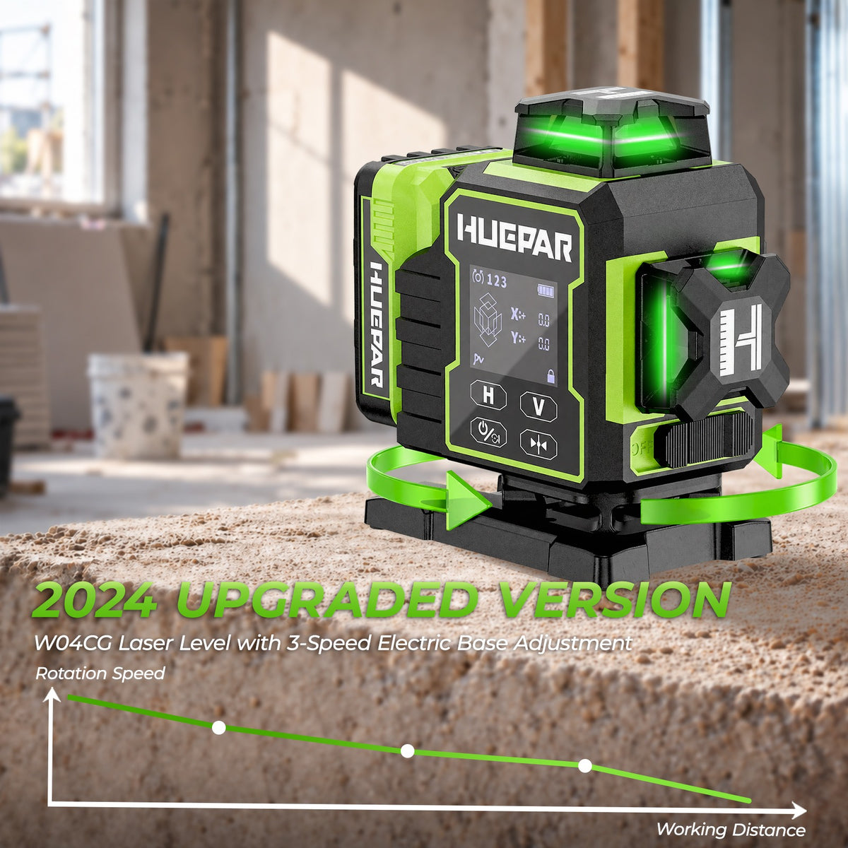 Huepar W04CG Laser Level