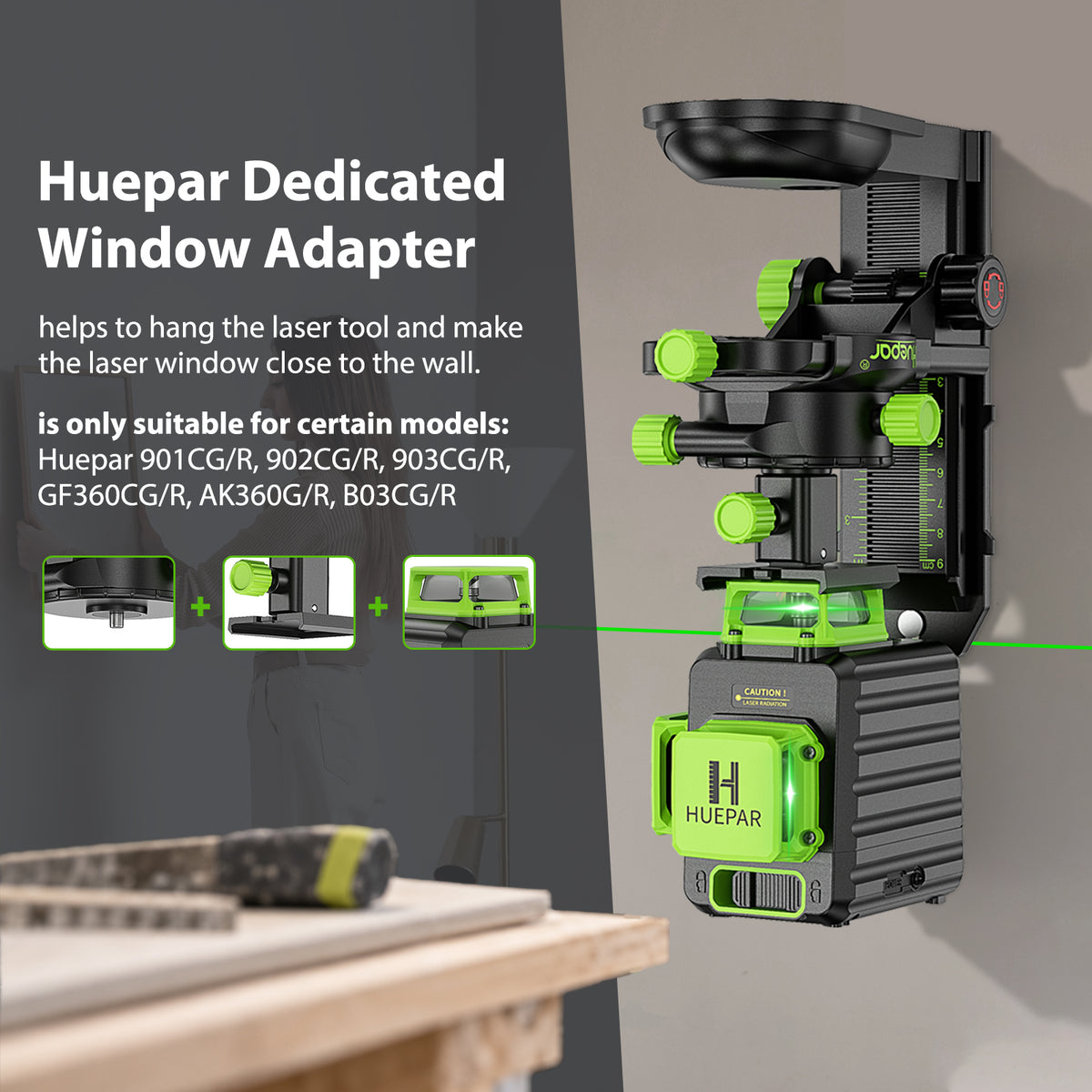 Huepar PV10+ Fine-tuning Bracket