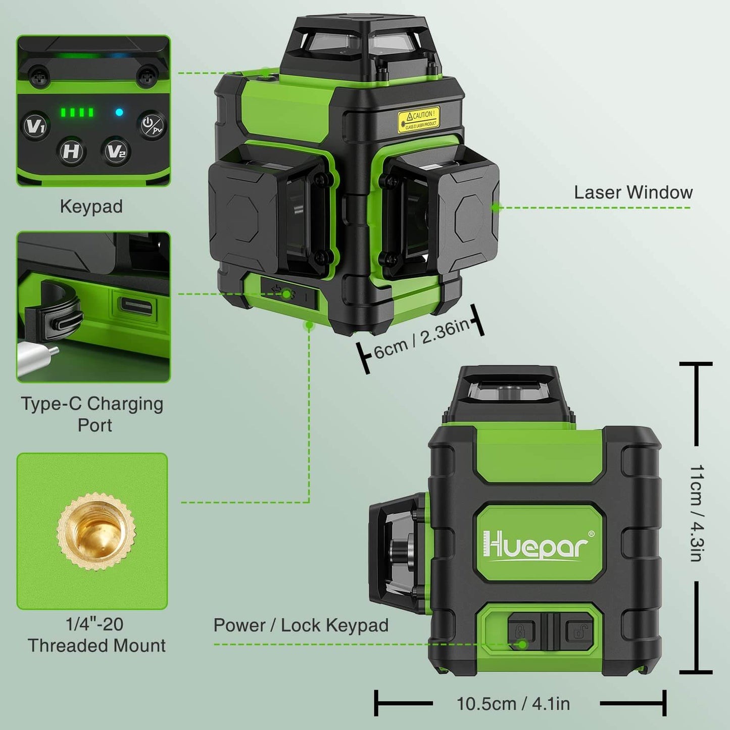 Huepar HM03CG Laser Level