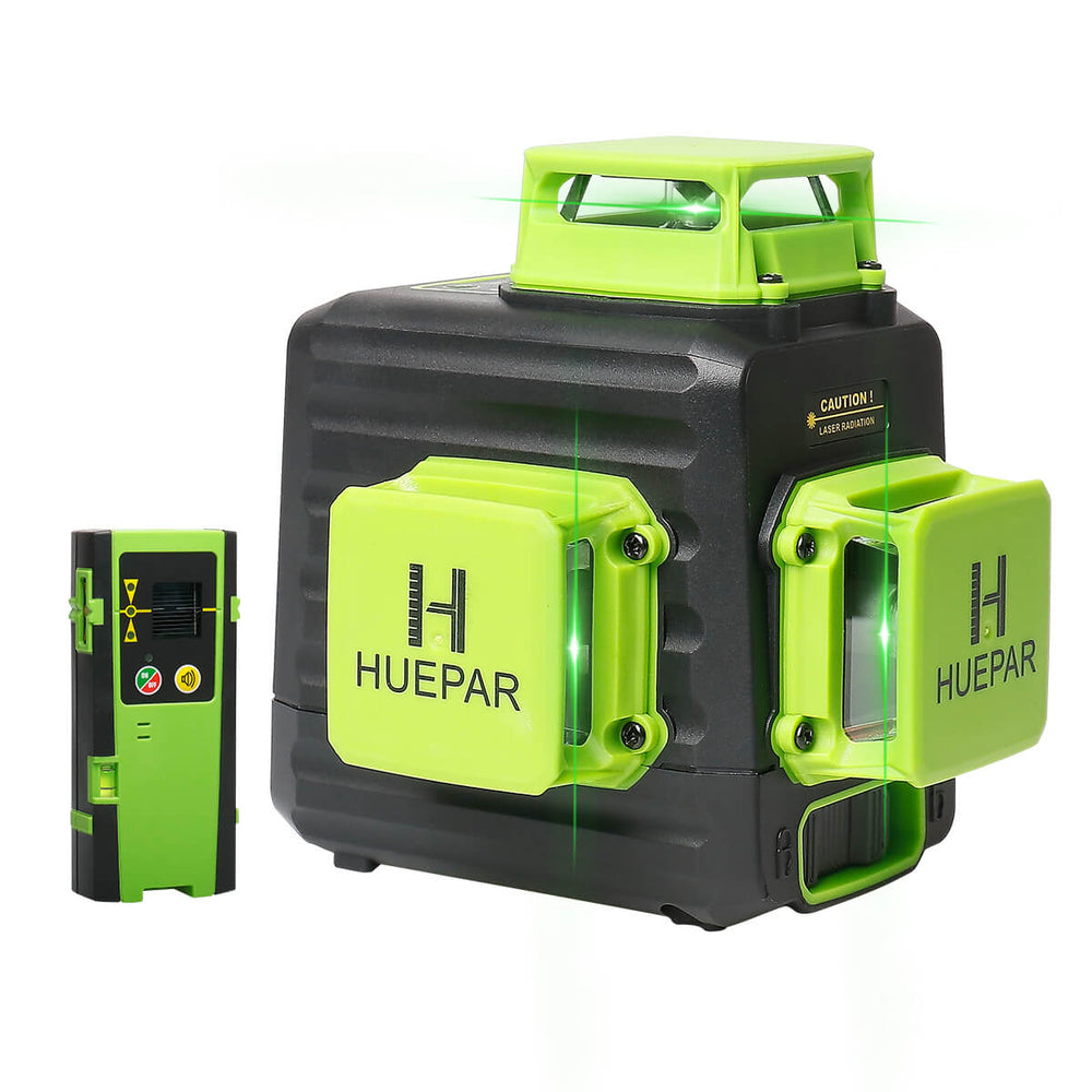 HUEPAR B03CG Pro - Cross Line Laser Level with Hard Carry Case - 3x360 ...