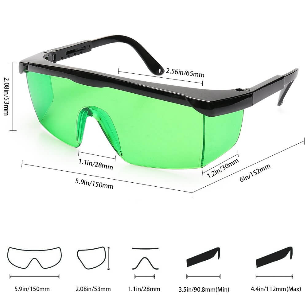 Huepar GL01G - Green Glasses HUEPAR CA - Laser Level