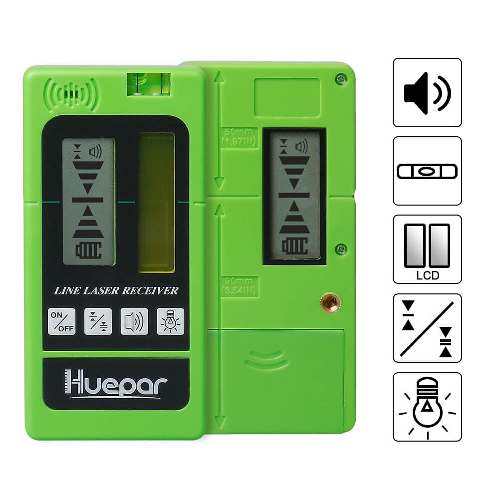 Huepar LR5RG - Line Laser Receiver HUEPAR CA - Laser Level