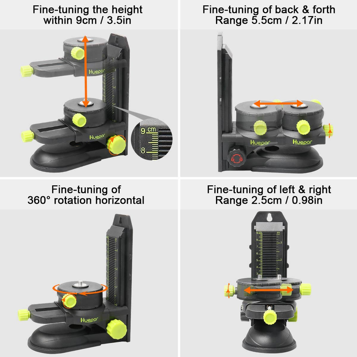 Huepar PV10+ Fine-tuning Bracket HUEPAR CA - Laser Level