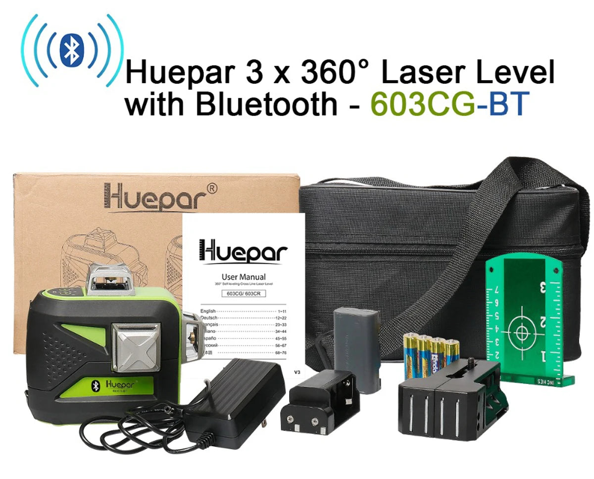 Huepar 603CG-BT Laser Level