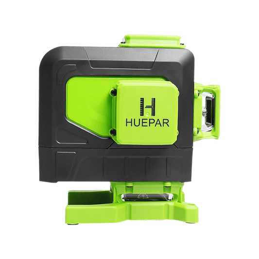 Huepar 903DG - 3D Cross Line Laser Level Green Beam Self-leveling Laser Level Tools for Tiles Floor with Remote Control