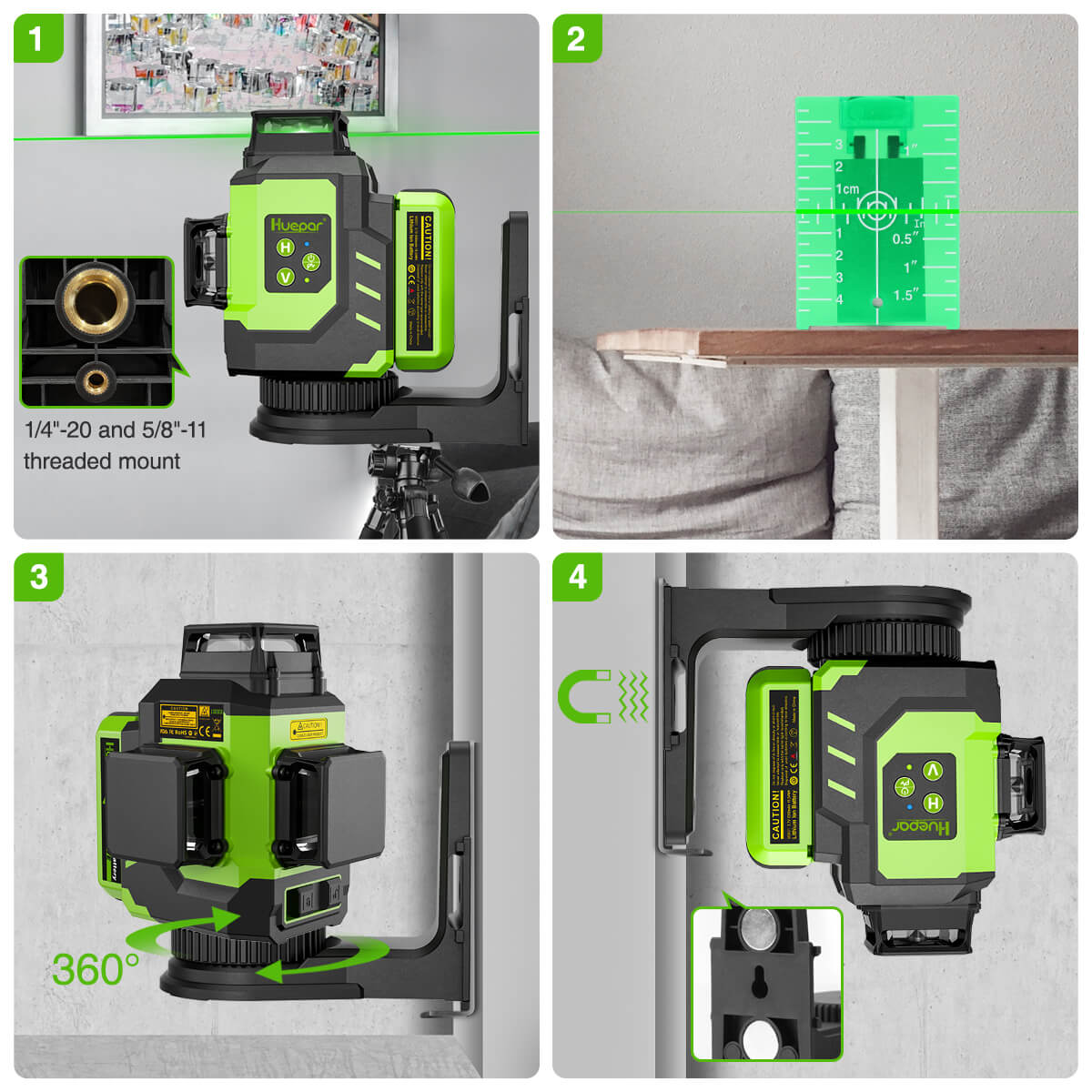 Huepar LS03CG Laser Level